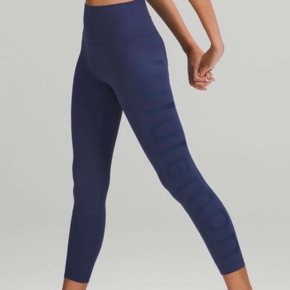 Lululemon align graphic pant night sea 4 NWT